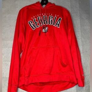 Men’s Size Large University of Georgia Bulldogs Hoodie Gently Used Fast Shipping